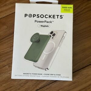 PopSocket Magnetic PowerPack with MagSafe - Olive Green